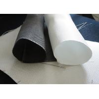 China White PTFE Coated Alkali / Non-Alkali Filter Fabric Roll 330 - 900gsm woven roving plain cloth factory
