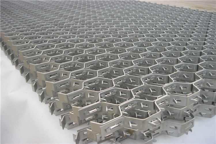 China Hexsteel  Hex Mesh as Wear Resistant Linings for Balling Disc supplier factory