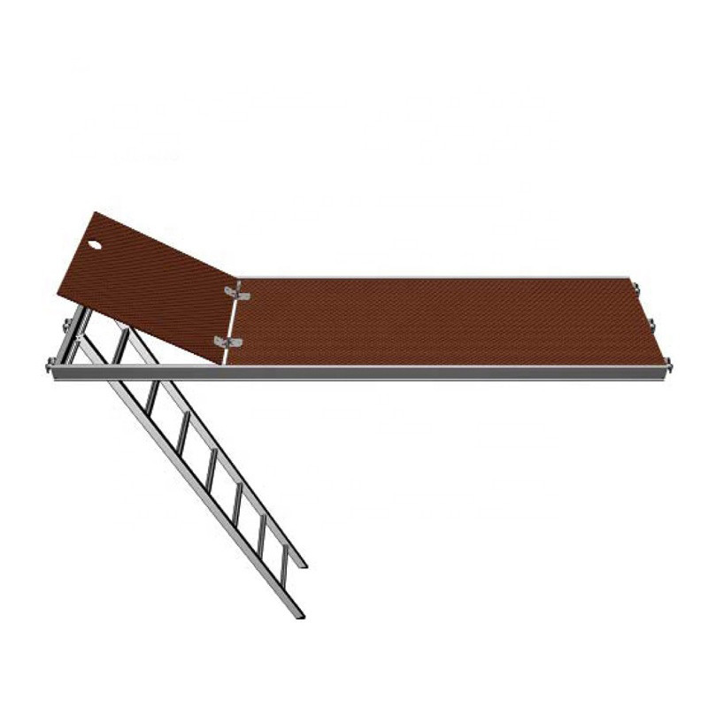 China Aluminium Plywood Trapdoor Platform With Ladder Construction Use for sale