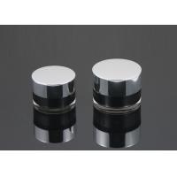 China Black And Black Cover Cosmetics Jars And Containers 15ml For Cream factory