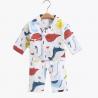 China Jacquard Muslin Baby Pajamas Sleepwear Long Sleeves 100 Cotton MBP 003 factory