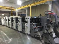 China RY480 6C UV Drying Flexo Printing Machine with die cutting station video monitor factory