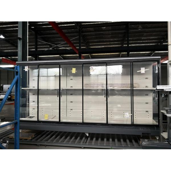 Quality Sliding Glass Door Multideck Display Fridge Auto Defrosting With Multi Deck for sale
