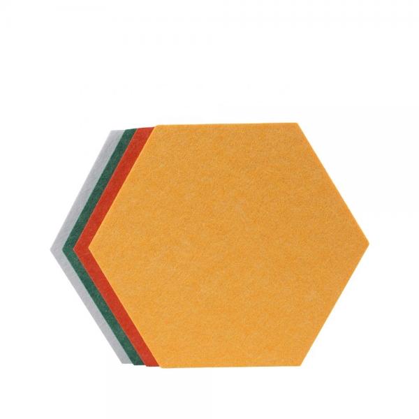 Quality Soundproofing Wall Hexagonal Acoustic Panels Fire Retardant High Density for sale