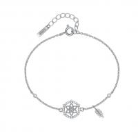 China Flower Sterling Silver Jewelry Bracelets for sale