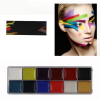 China G12 Beauty Makeup Accessories Long Lasting Grease Paint Makeup Palette For Face Body factory