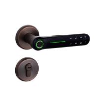 China Hot Selling Indoor Smart Fingerprint Door Lock With Silent Lock Body Keyless Entry Home with Your Smartphone for sale
