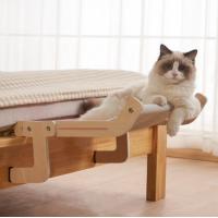 China Hanging Cat Bed With Stand Mount Hammock Window Seat Bed Shelves For Indoor Cats factory