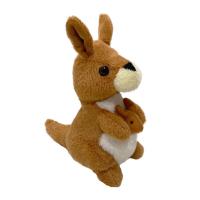 China 22Cm Brown Recording Plush Toy Talking Back Kangaroo Animation Toys factory