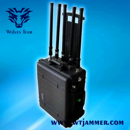 Quality RF GPS WIFI Drone Frequency Blocker Up To 2500m for sale