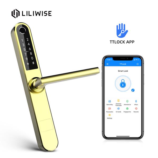 Quality Smart Security Bluetooth Door Lock Stainless Steel Fingerprint Digital for sale