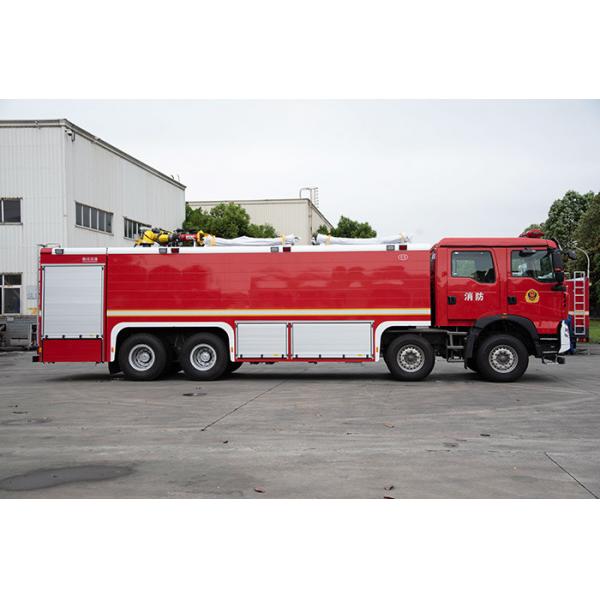 Quality 21T Industrial Fire Truck with Sinotruk HOWO Chassis and Double Row Cabin for sale