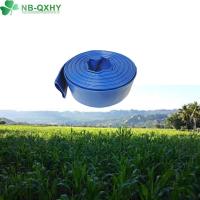 China ANSI Standard 3/4 to 16 Agriculture PVC Lay Flat Hose Pipe for Water Discharge factory