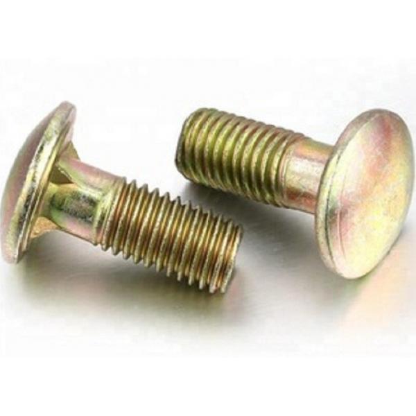 Quality Wear Resistant Round Head Partially Threaded Bolt For High Way / Railway Project for sale