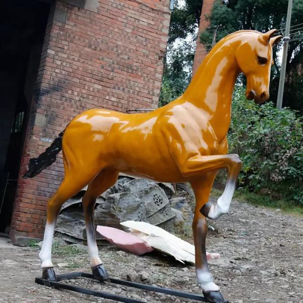 Quality Fiberglass Cow Statue Life Size Fiberglass Animal Sculptures for sale