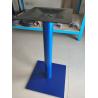 China Sqaure Powder Coated Table leg Adjustable Feet Stainless Steel Coffee Table Base factory