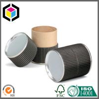 China Black Color Food Grade Cardboard Paper Tube; Recyclable Paper Packaging Tube factory