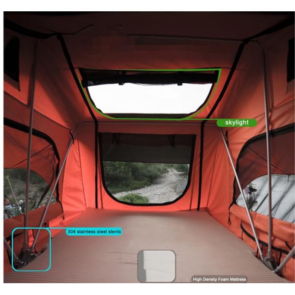 Quality Canvas Off Road 4x4 Roof Top Tent Single Layer TL19 For Outdoor Camping for sale