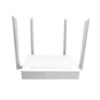 Quality FTTH GPON ONT ONU Router Dual Band WiFi Antennas 4GE 2FXS AC2100 for sale