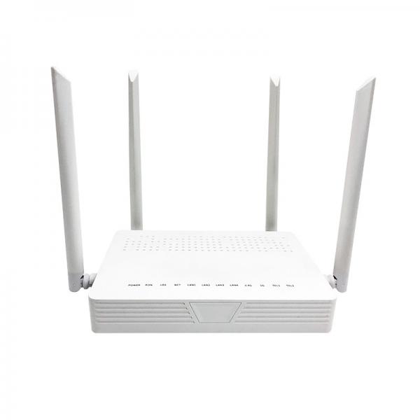 Quality ZiKUN FTTH WiFi XPON ONU Network Device GPON ONT AC2100 Dual Band 4GE 2FXS for sale