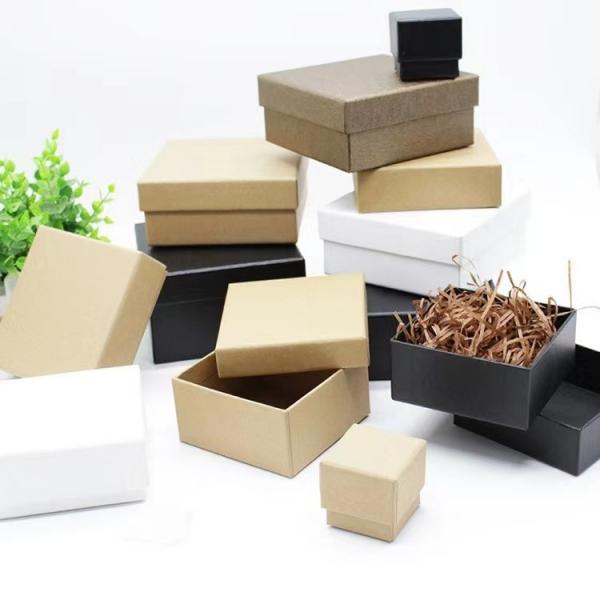 Quality Socks 1200gsm Recycled Paper Gift Box Multi Size 4x4 Kraft Boxes for sale