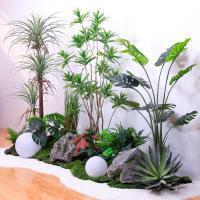 China No Caring Artificial Landscape Trees With Lily Bamboo Monstera Small Plants Evergreen factory