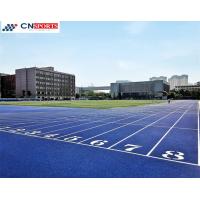 Quality IAAF Approved Sky Blue EPDM Broadcasting Sandwich System Athletic Rubber Running for sale