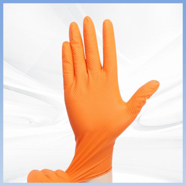 Quality Anti Slip Disposable Nitrile Gloves Heavy Duty 7Mil 8Mil Nitrile Gloves for sale