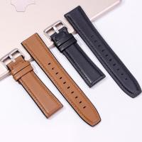 China 22mm Luxury Leather Watch Straps Combination Silicone Watch Band For Huawei GT factory