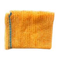 China Customized PE Kindling Wood Mesh Net Sacks Raschel Orange Bags For Vegetables factory