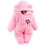 China Winter custom baby clothes fleece lined newborn baby rompers factory