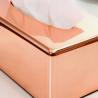 China Electroplating Rose Gold Detachable ABS Tissue Paper Holder factory