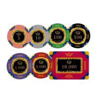 China RFID Custom Square Casino Poker Chips Nylon Material With Your Own Logo factory