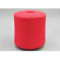 China Ne 40S/3 Ring Spun Dope Dyed Polyester Yarn Made With Sinopec Staple Fiber factory