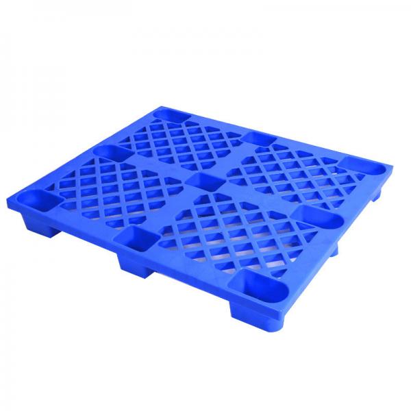 Quality Hdpe 9 Feet Nestable Plastic Pallet 4 Way Entry Single Face for sale