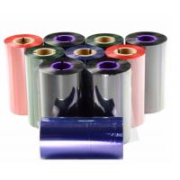 China Green Thermal Transfer Ribbon For Zebra Printer Resin Wax Ribbon 110mm X 74m factory