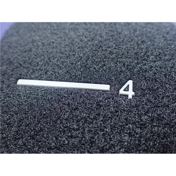 Quality Eco - Friendly Black Velcro Custom Hook And Loop Gray TPU Logo Clothing Patch for sale