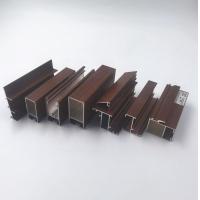 Quality 0.15mm T5 Temper Wood Finish Aluminium Profiles For Bolivia Series L20 L25 L32 for sale