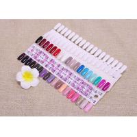 China White 36 Colors Nail Art Tips Card Nail Display Board / False Nail Manicure Tools for sale