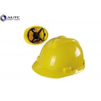 Quality Petrochemical Construction Hard Hats ABS Plastic Material Textile Straps With for sale