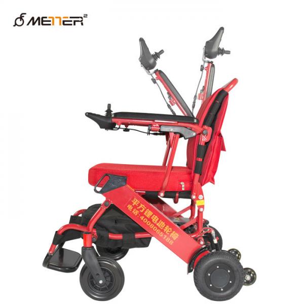 Quality Battery Powered 39.68Lb Folding Lightweight Wheelchair for sale