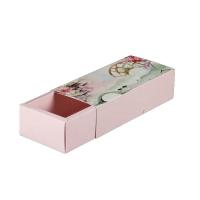 China Kraft Paper Drawer Style Gift Box , Chocolate Box Packaging Pink OEM Welcome factory