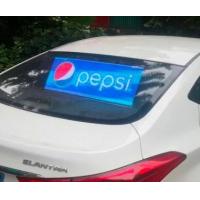 China Taxi Transparent Led Display For Rear Window , Advertising Car Window Digital Screen factory