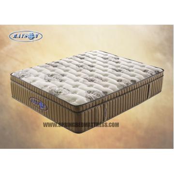Quality Home 14 Inch Firm Natural Latex Mattress , Box Coil Gel Memory Foam Mattress for sale