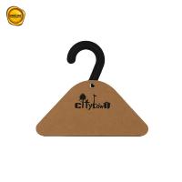China Customized Cardboard Hanger With Plastic Hook For Pet Clothes factory