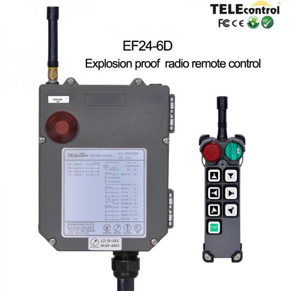 Quality EF24-6D Radio Remote Control System Flame Proof For Explosion Risk Area for sale