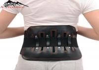 China Leather Sports Lumbar Support Belt For Back Pain , S - XL Size Custom factory