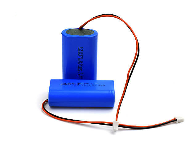 Quality ICR 18650 Emergency Light Lithium Battery 2000mAh 7.4 V Environment Friendly for sale