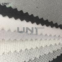 China Full Tricot Warp Knitting Fusible Woven Interlining PA Wet Treatment Enzymes Washing factory