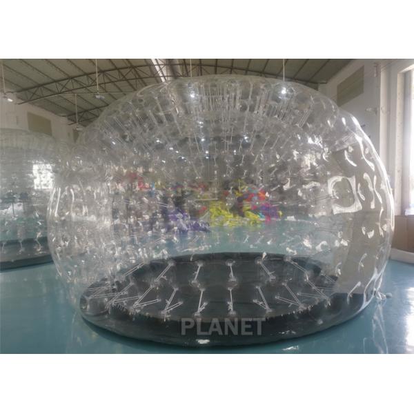 Quality Airtight Igloo Transparent Inflatable Dome Tent With Led Light for sale